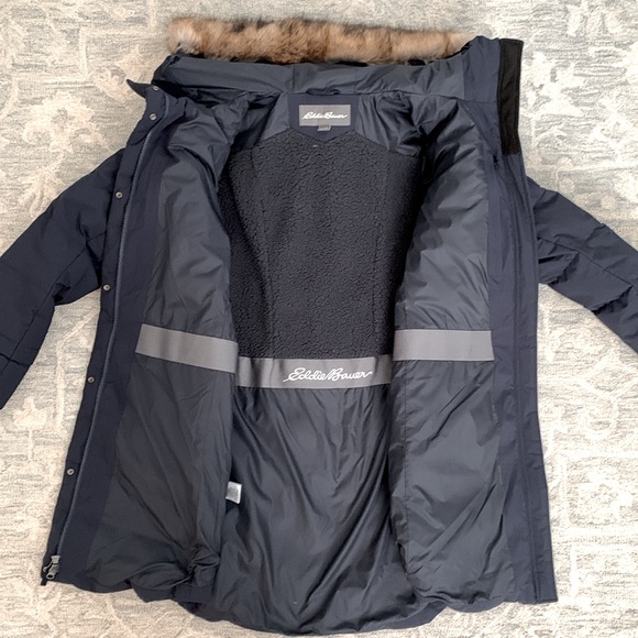 Eddie Bauer Sun Valley Frost Down Parka Large TALL - Picture 5 of 11